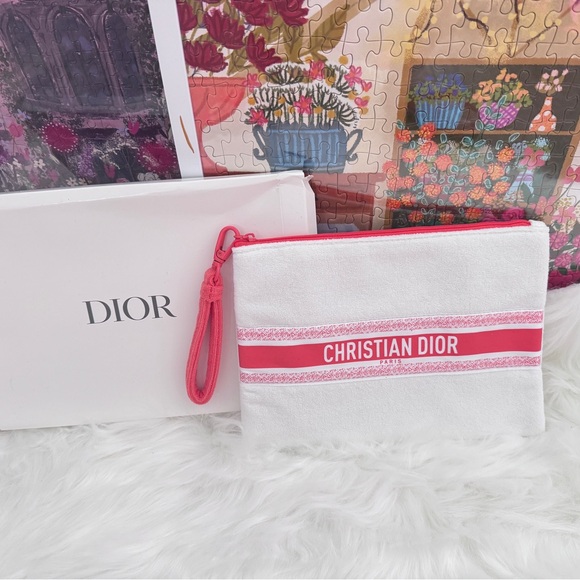 Authentic Christian Dior beauty pouch/Trousse Pouch cosmetic bag NEW - Picture 1 of 5